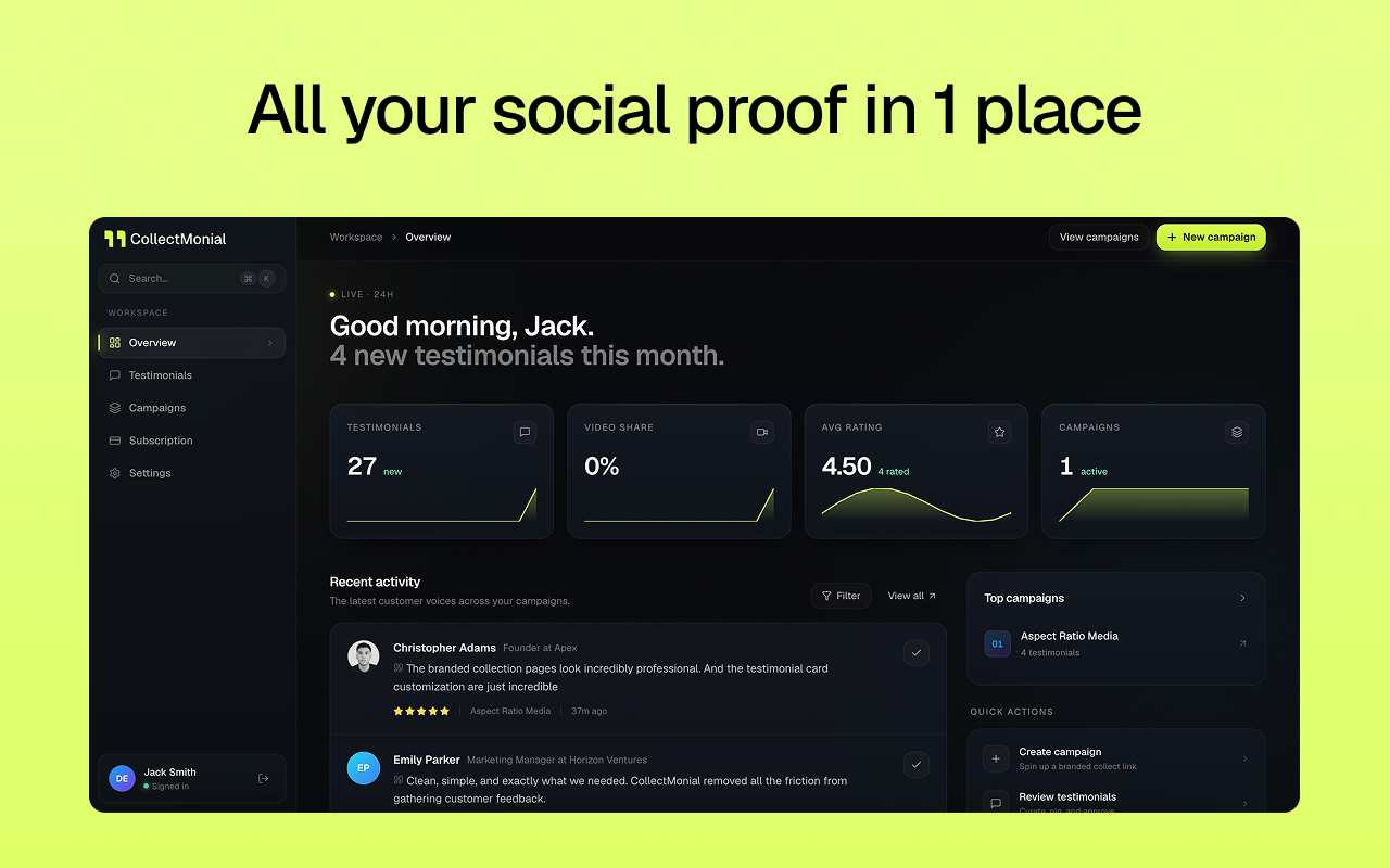 CollectMonial screenshot