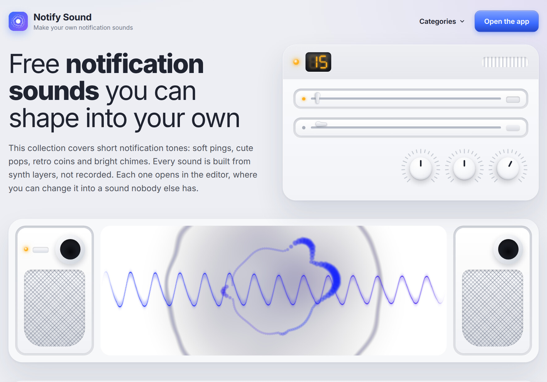 Screenshot of Notify Sound
