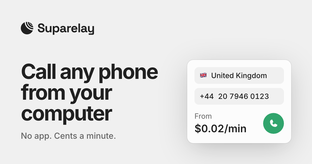 Suparelay screenshot
