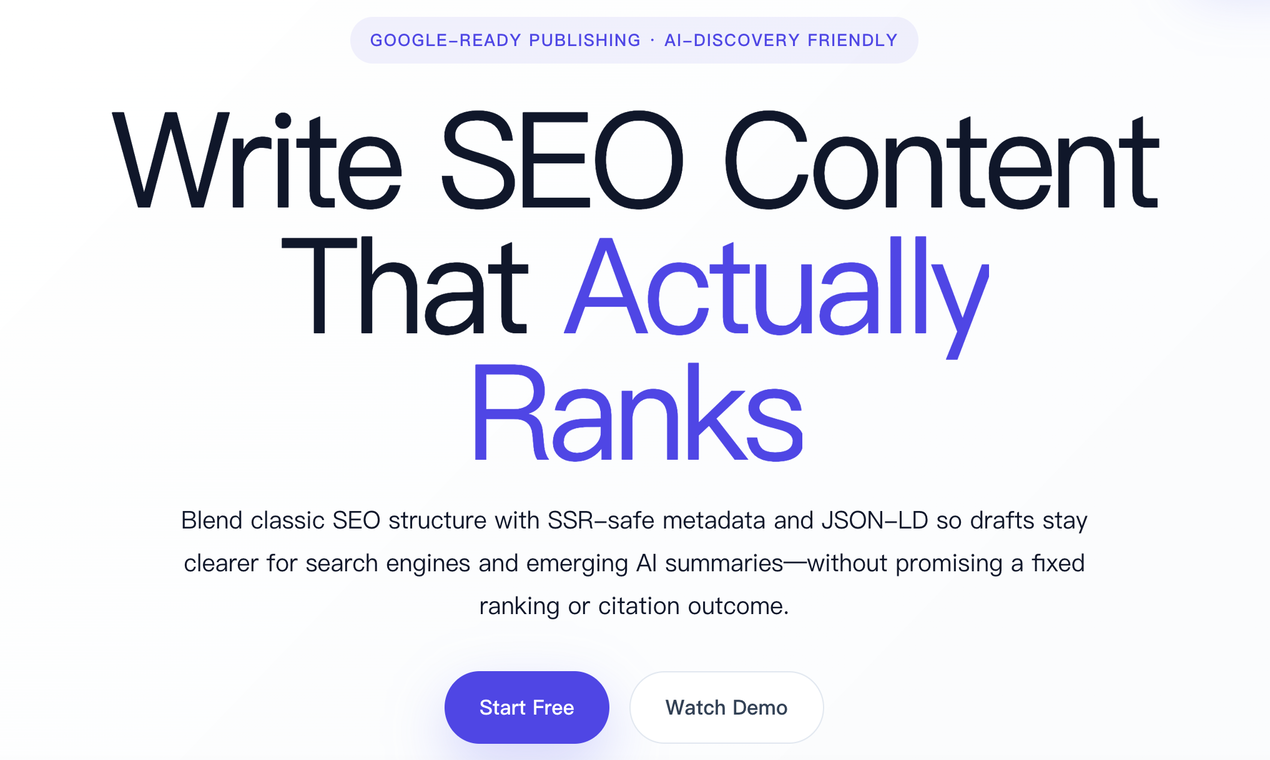 Screenshot of SEOAuthori
