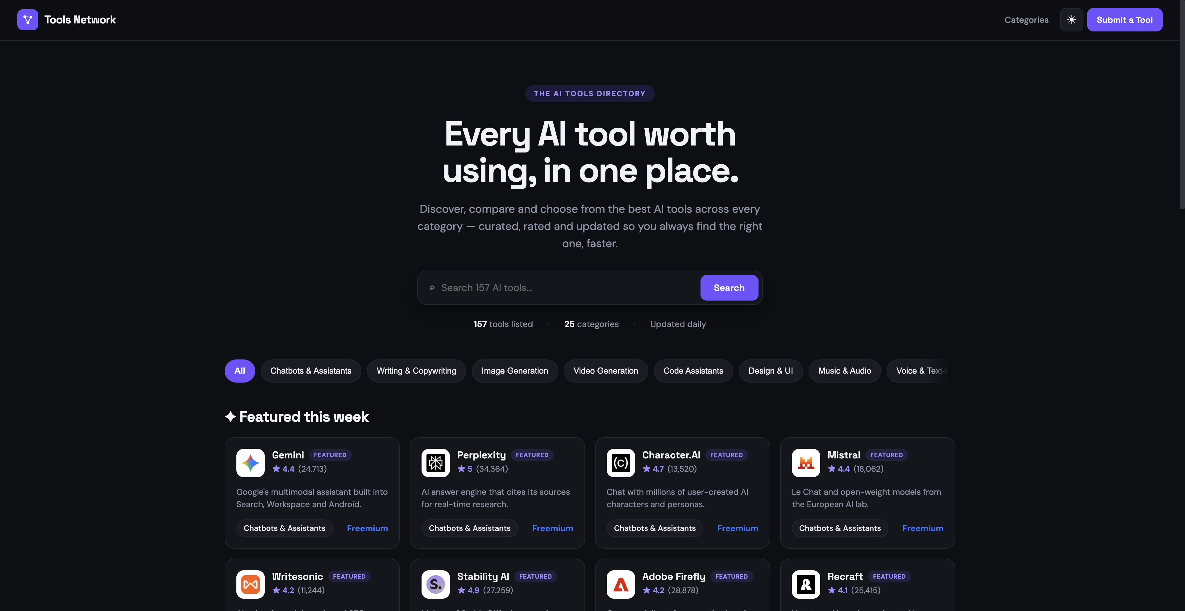 Tools Network screenshot