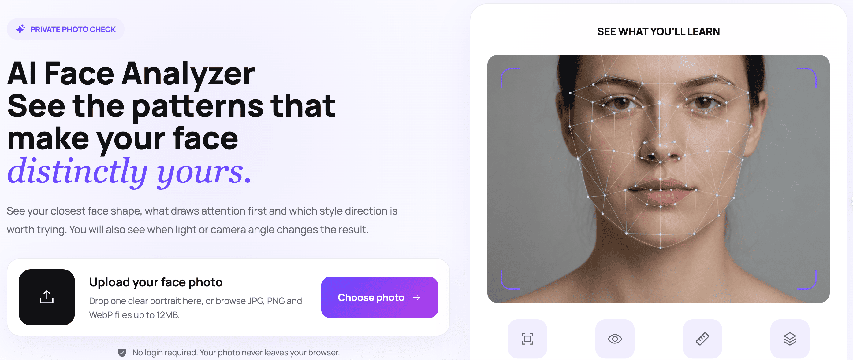 ai face rate screenshot