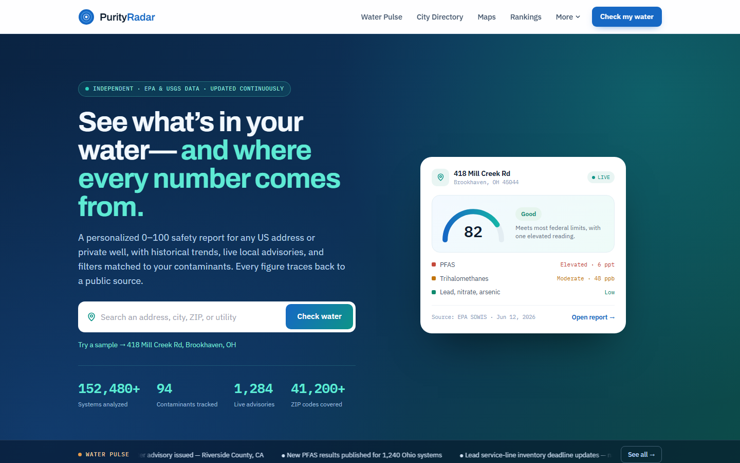 PurityRadar screenshot