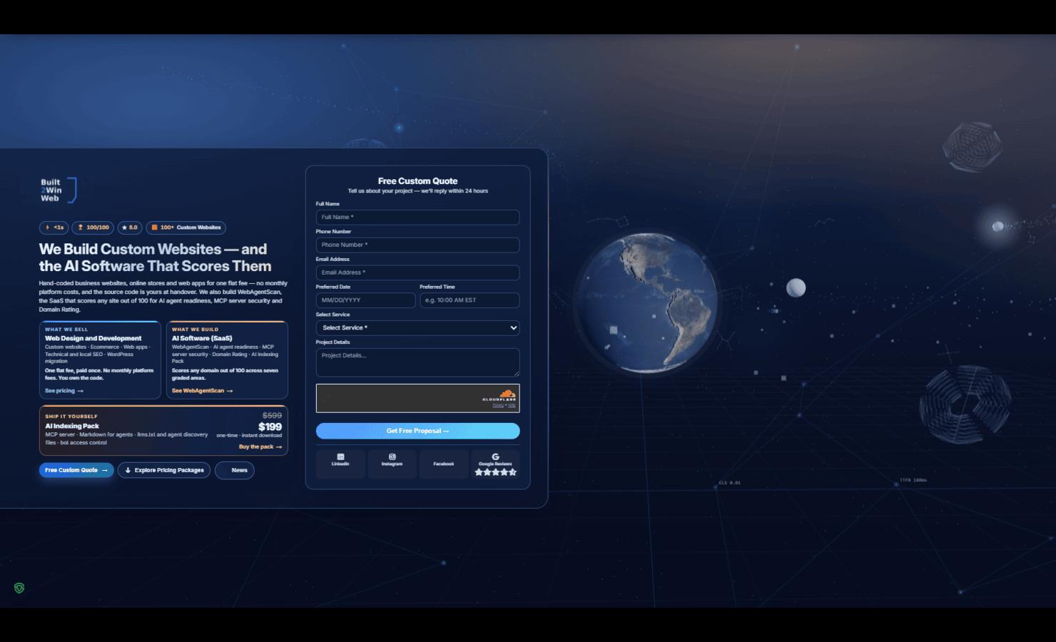 Screenshot of Built2WinWeb AI Tools