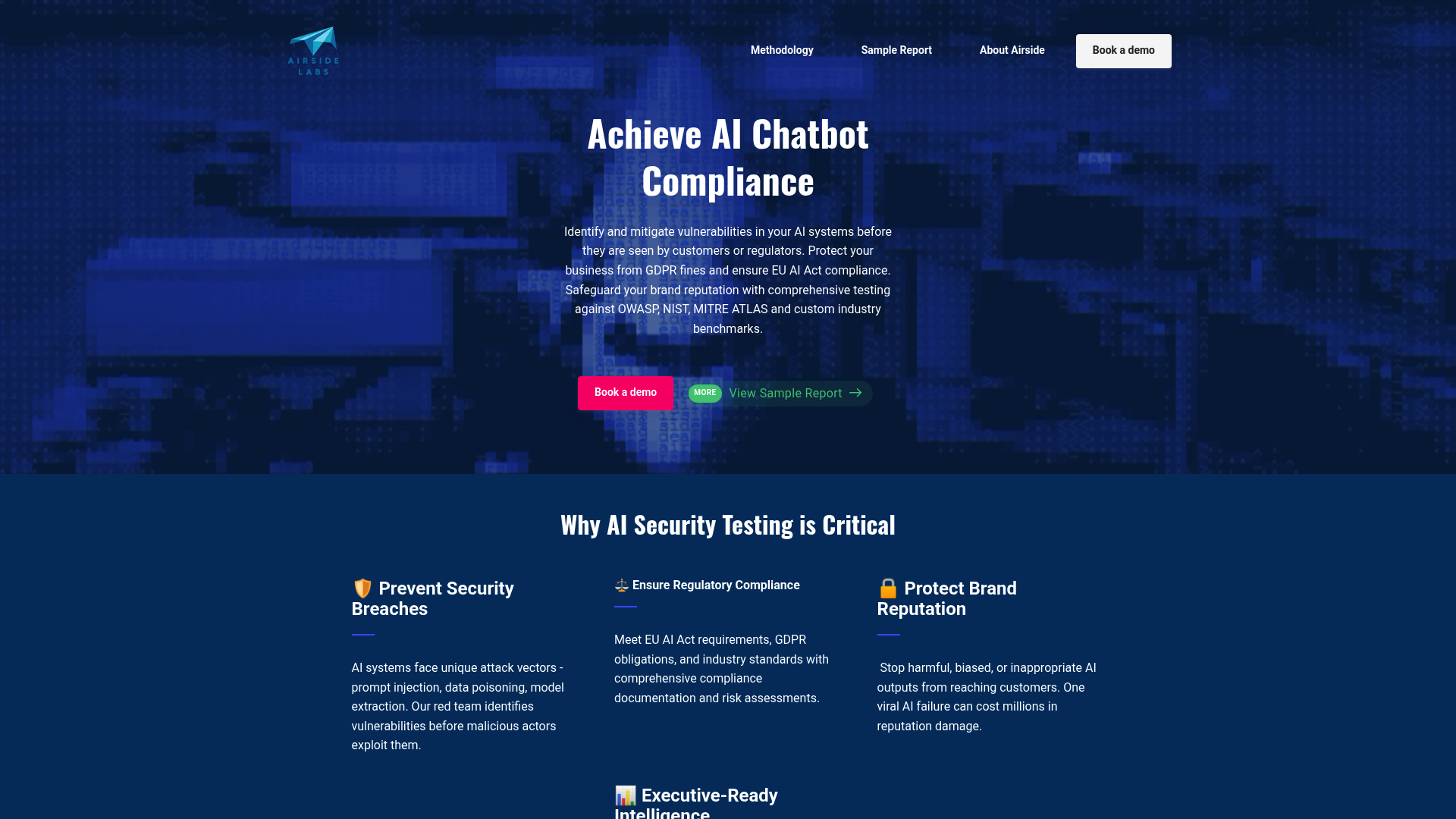 Screenshot of AirsideLabs