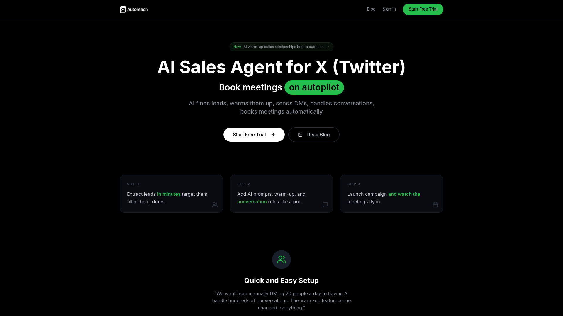 Autoreach  screenshot