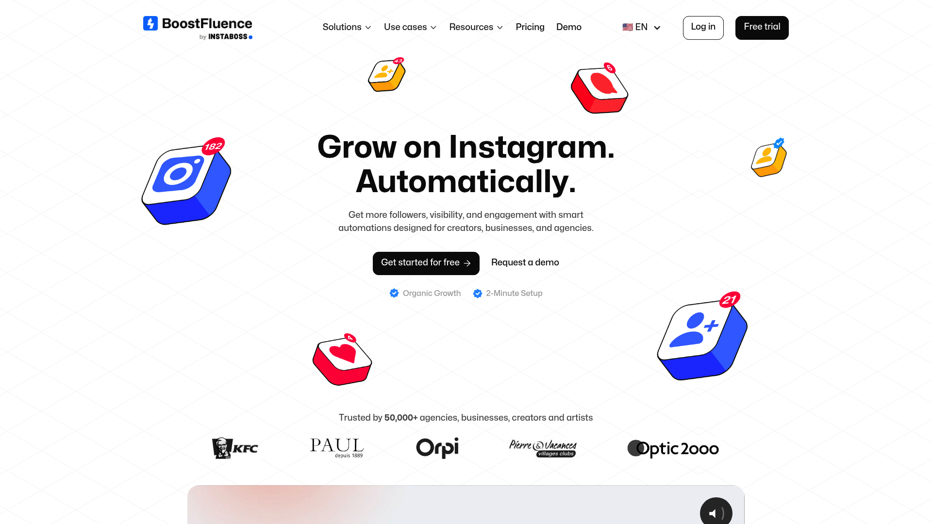 Screenshot of BoostFluence