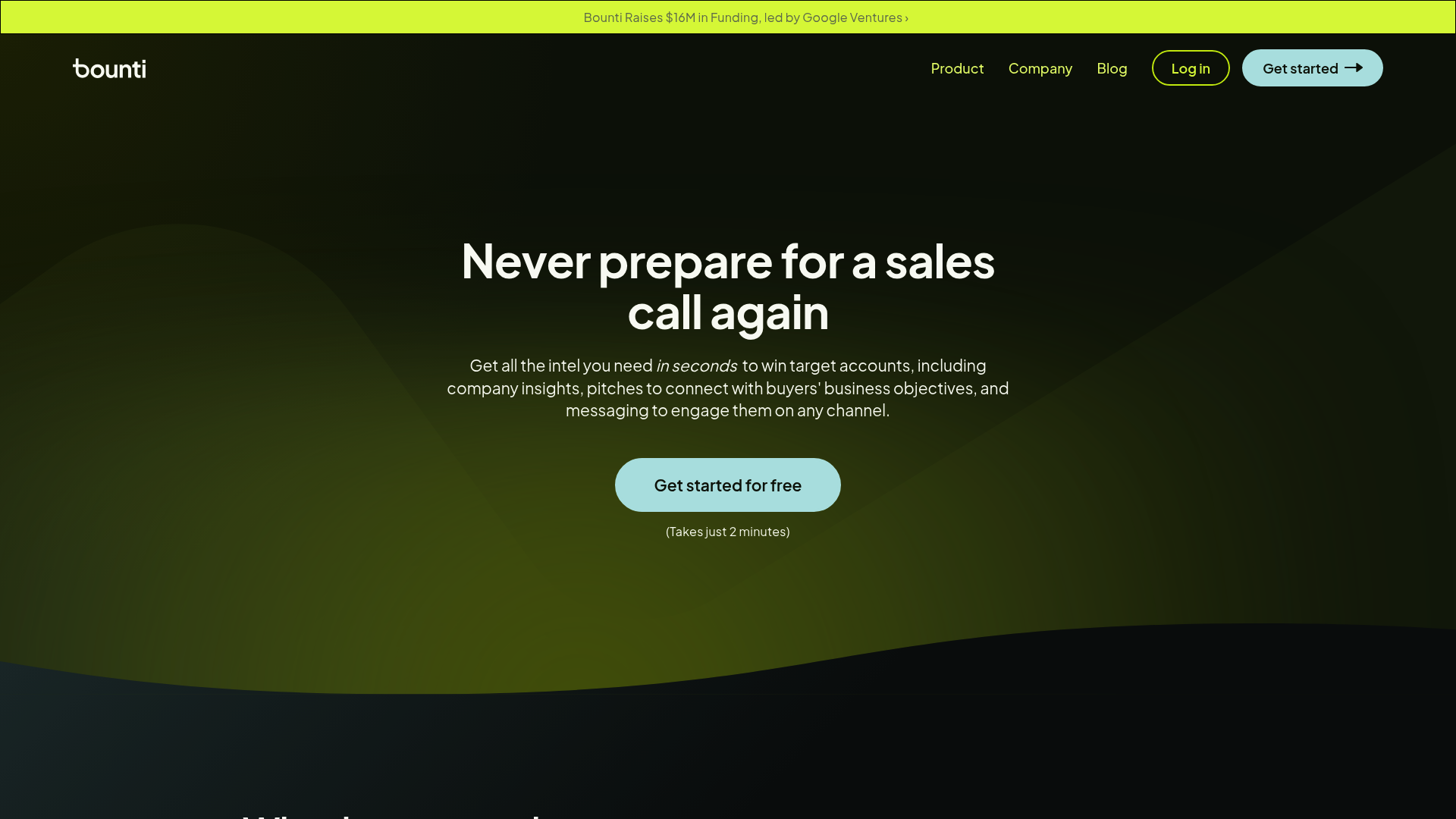 Screenshot of Bounti