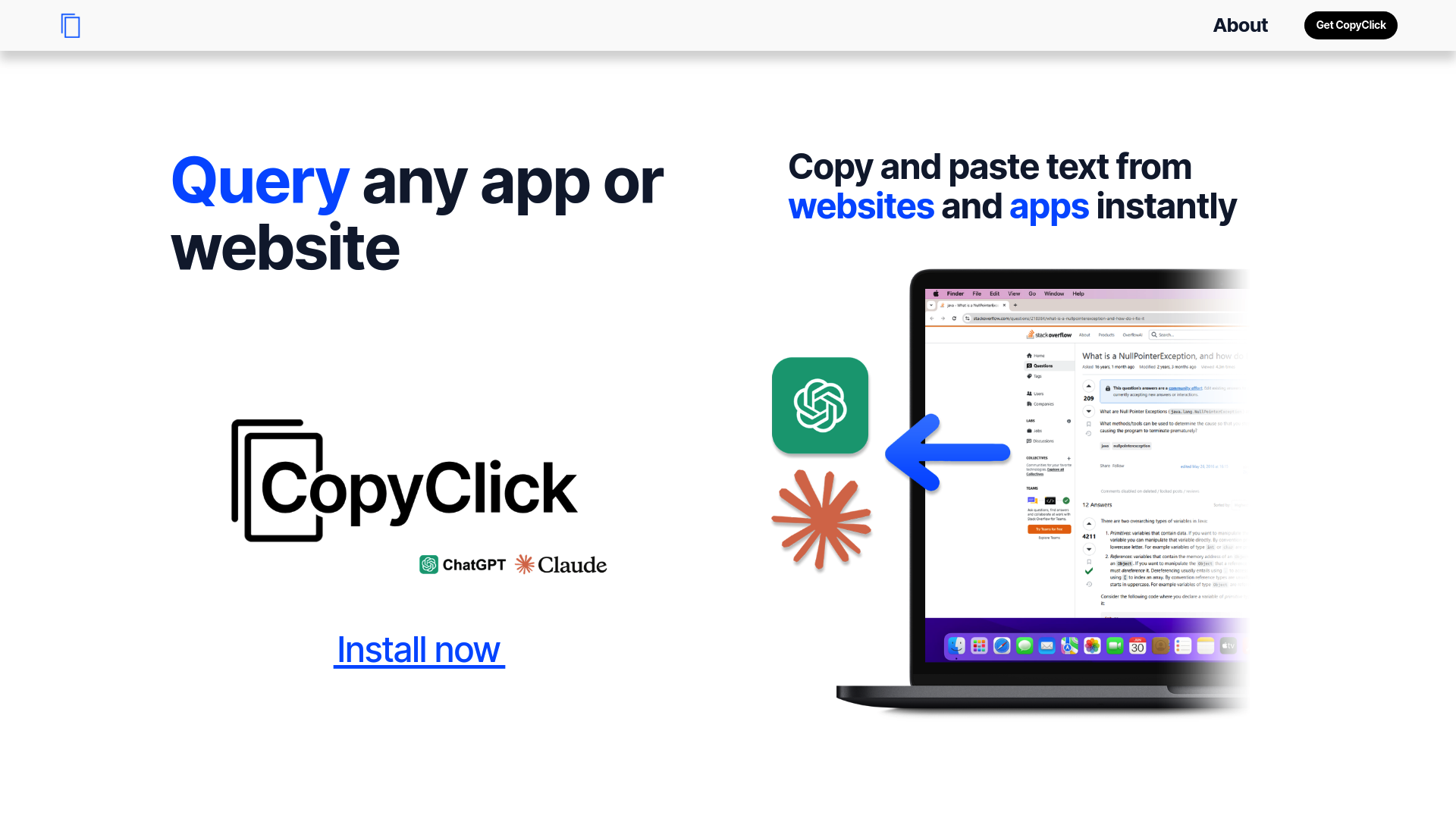 copy-click screenshot
