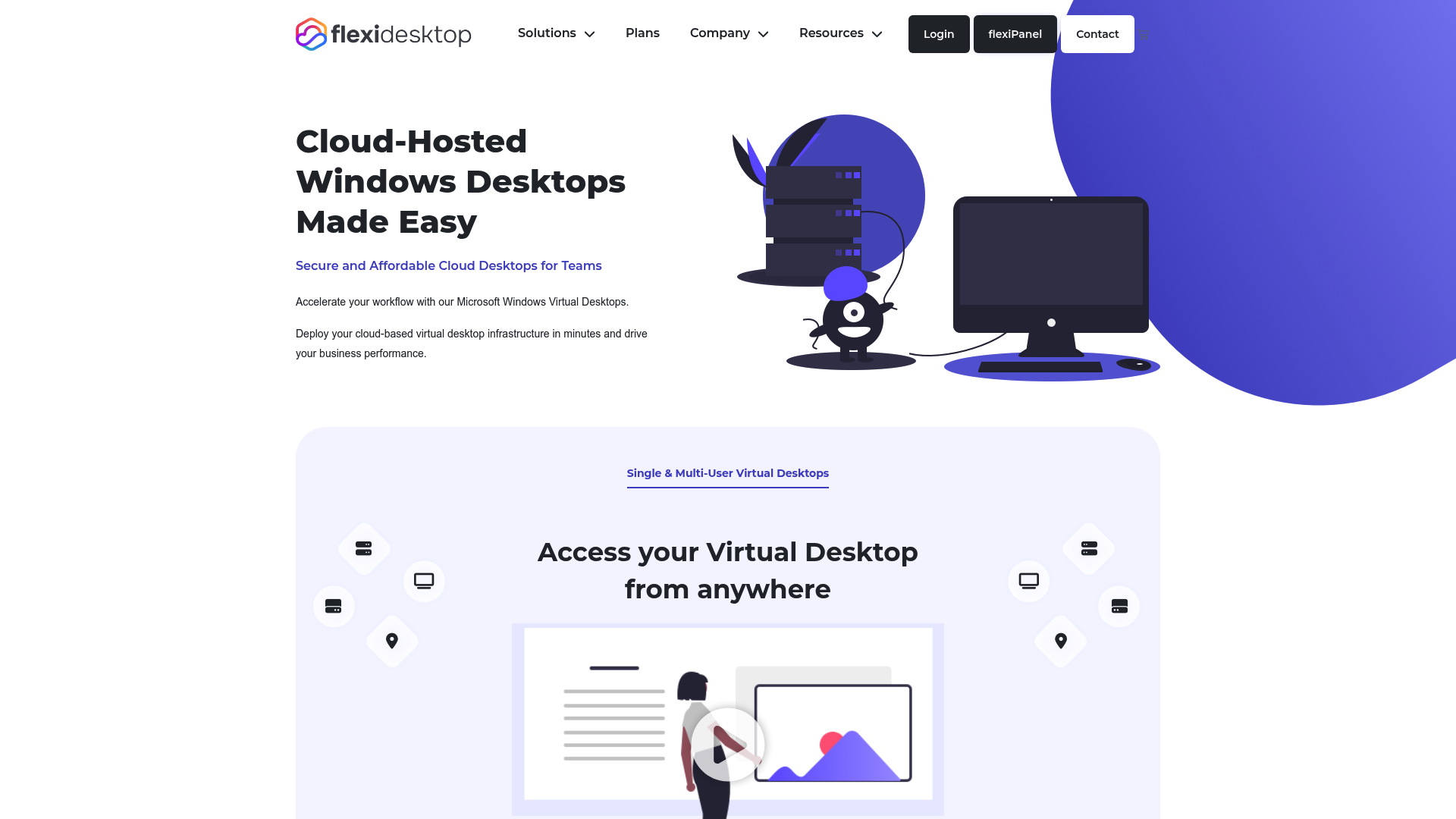 Screenshot of flexidesktop  