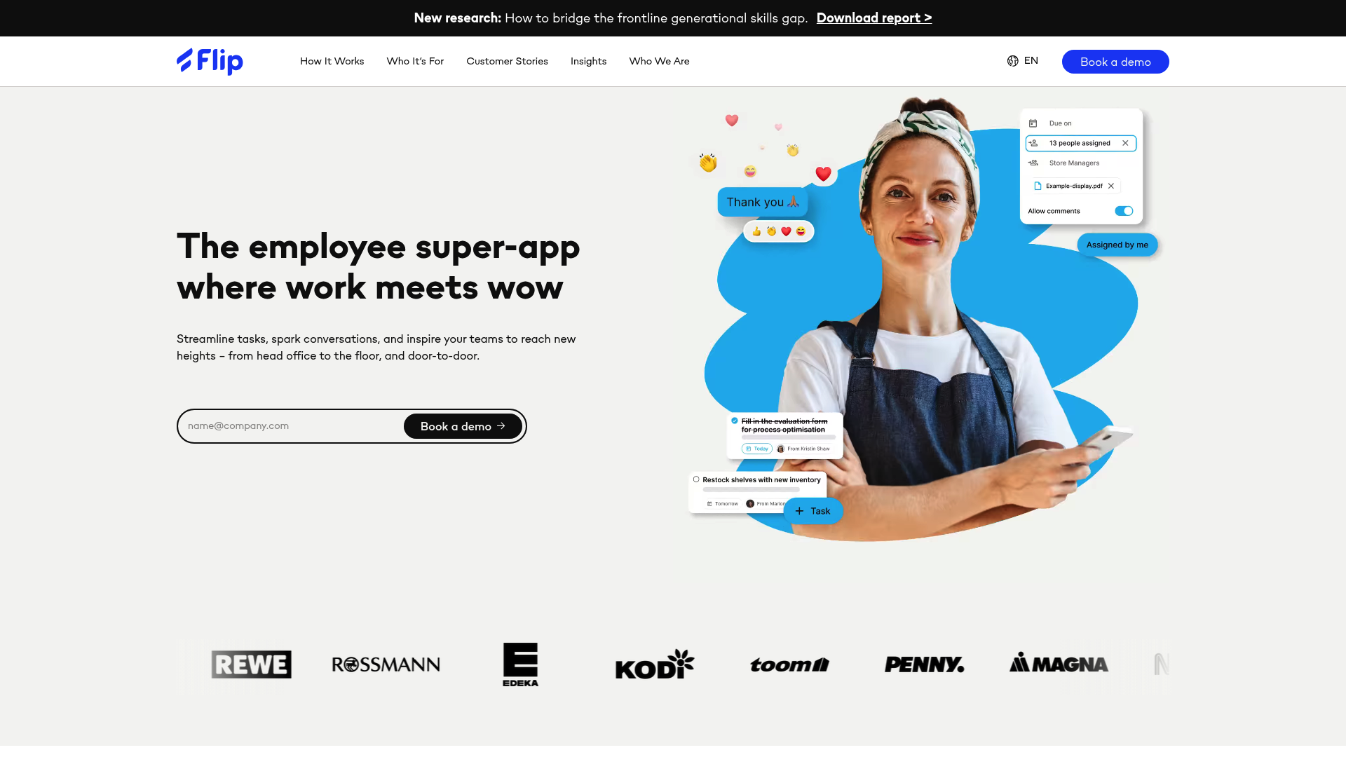 Screenshot of Flip