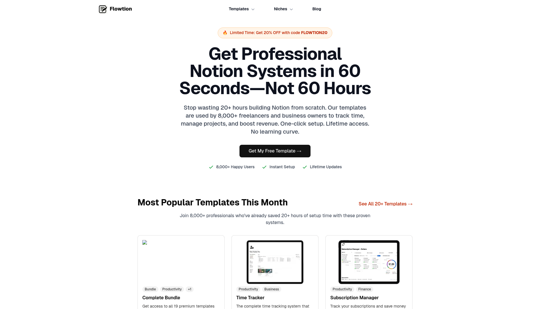 Screenshot of Flowtion