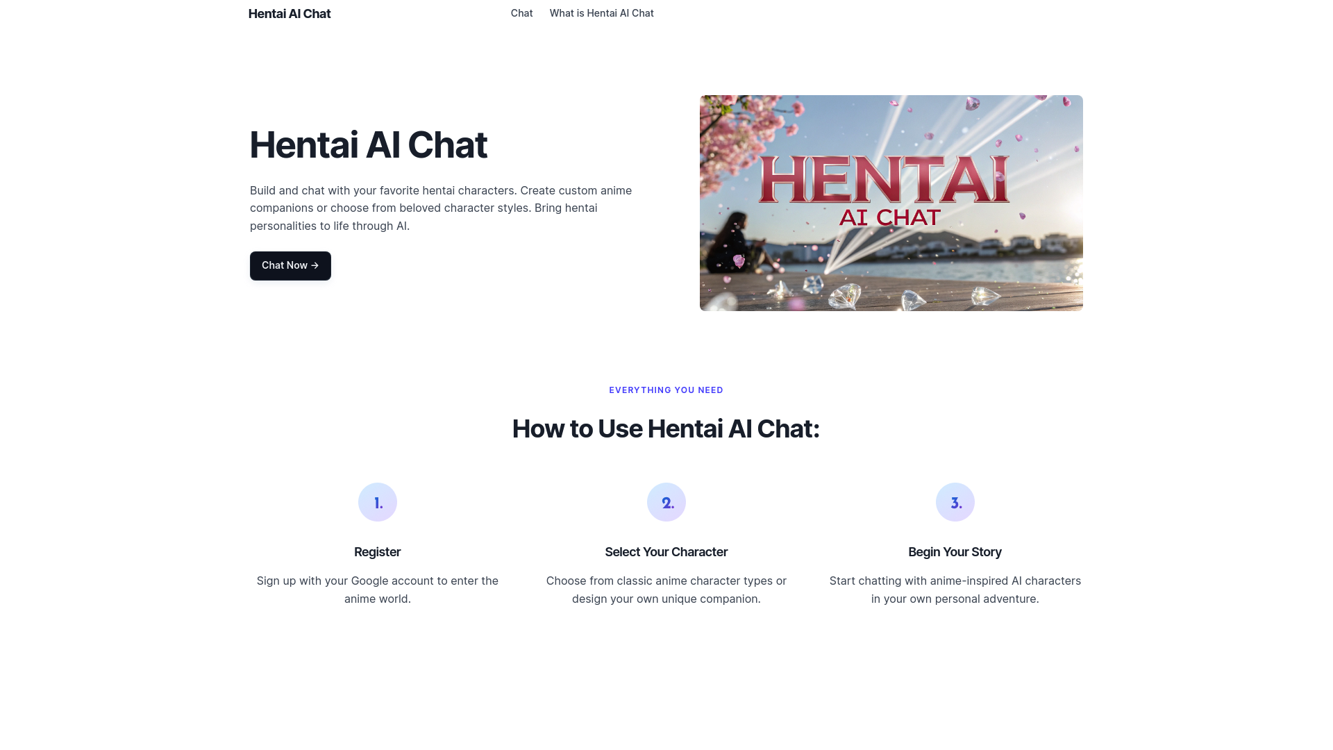 Screenshot of Hentai AI Chat