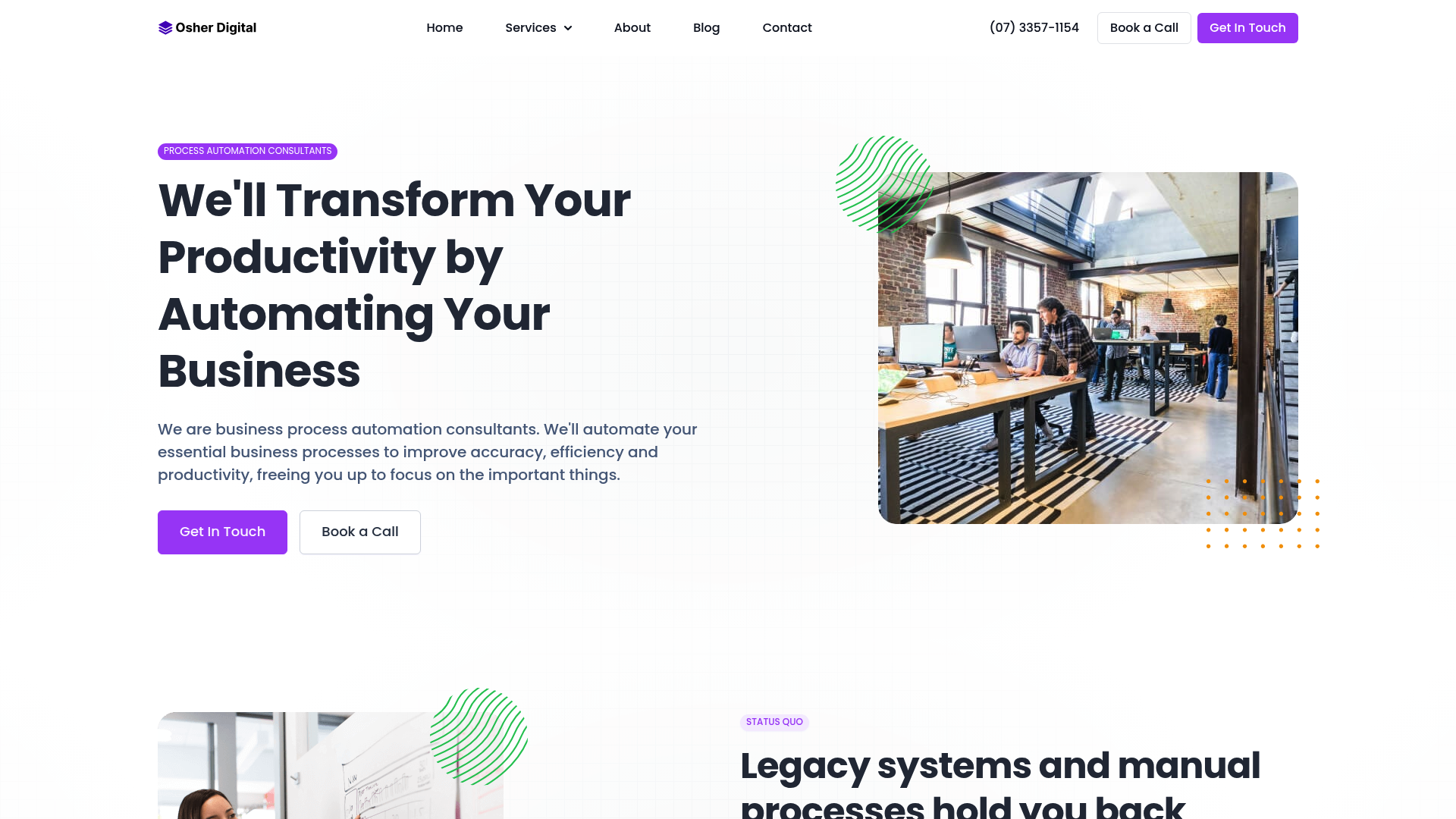 Screenshot of Osher Digital