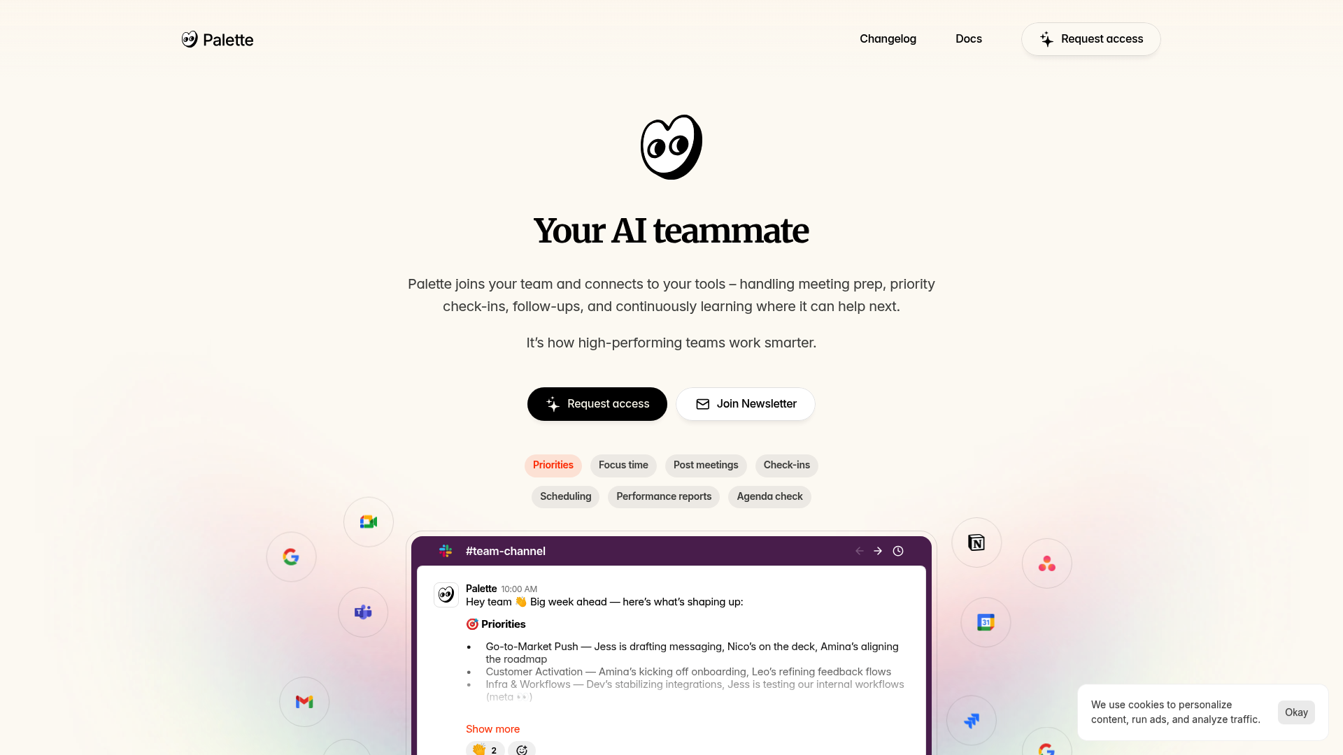 Screenshot of Palette