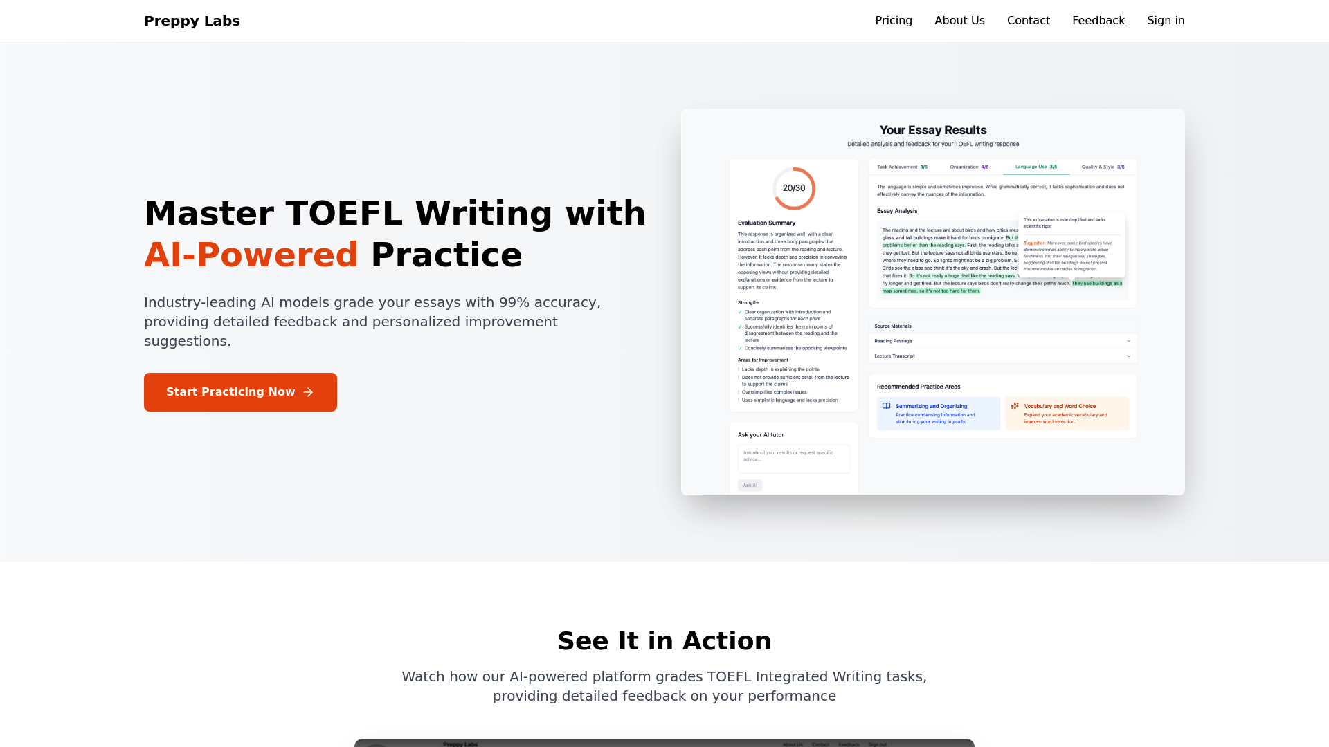 Screenshot of Preppy Labs