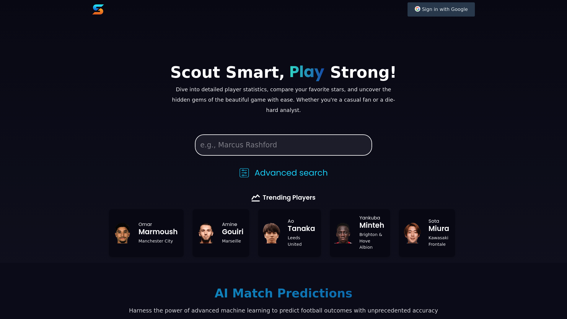 ScoutingStats screenshot