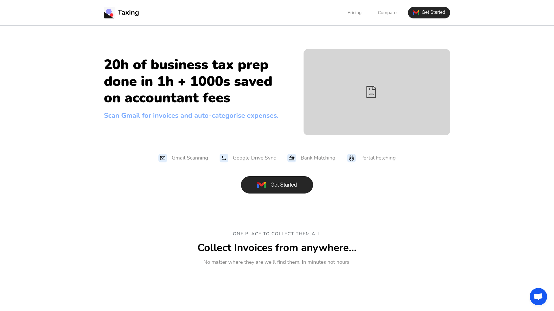 Screenshot of Taxing.app