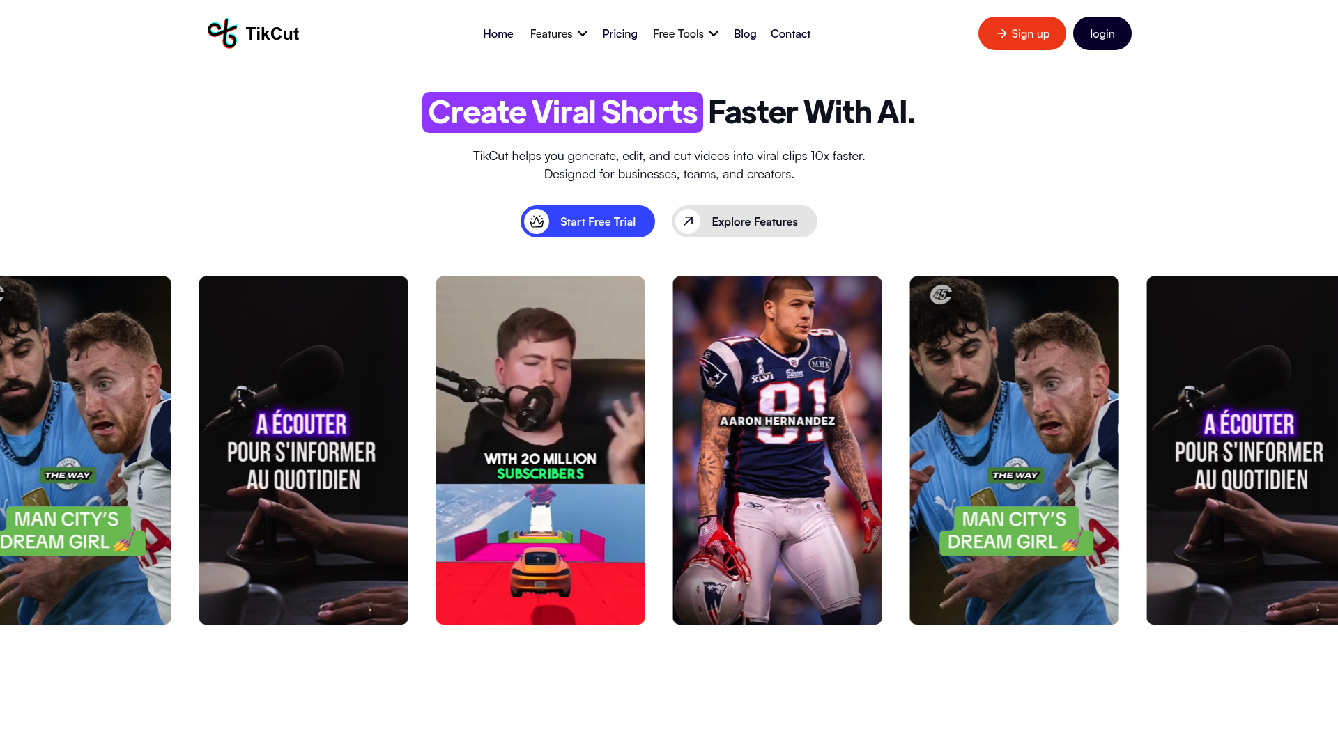 Screenshot of TikCut