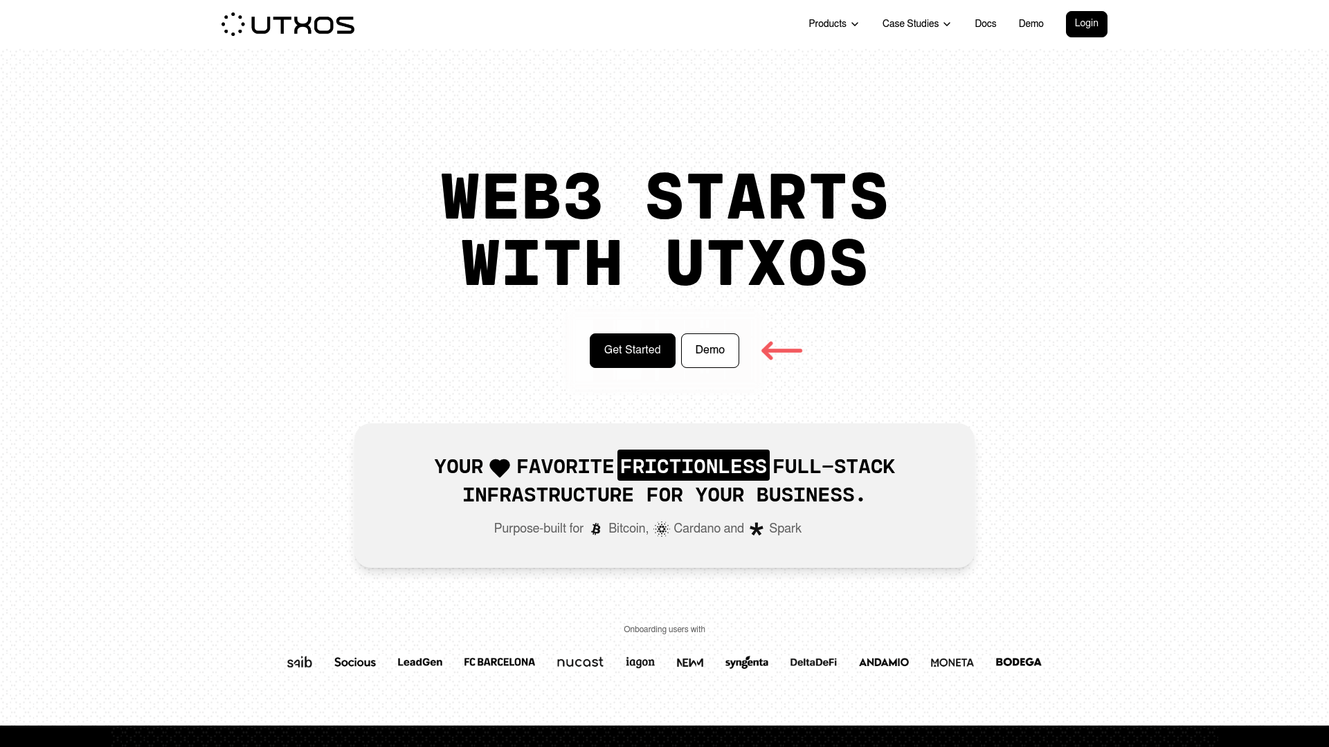 UTXOS screenshot