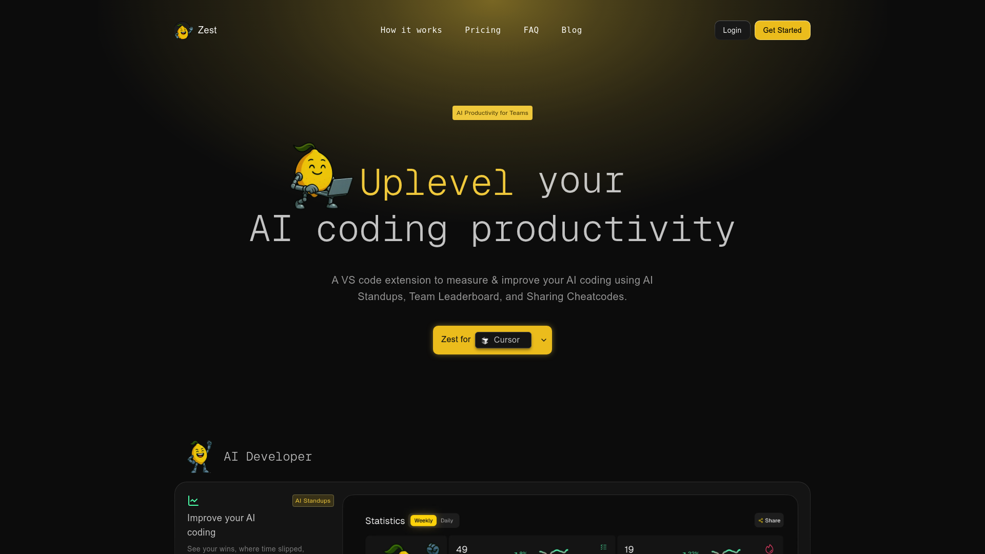 Screenshot of Zest