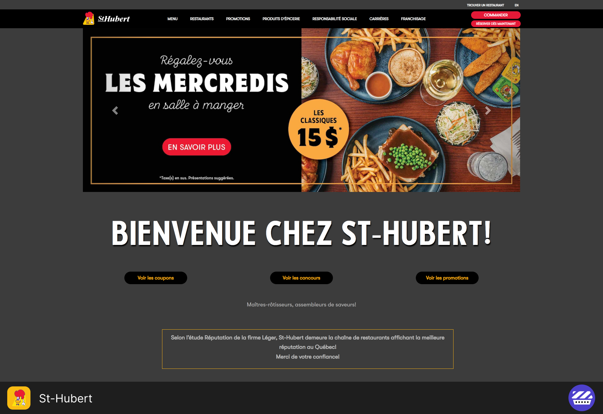 Screenshot of the OpenAI website hero. The background is an auto-playing video showing people working on different things in an office. There’s a dark overlay on top of the video, and the website text and OpenAI logo are white. In the corner is a button to pause the video. The headline is at the bottom of the hero with a primary and secondary button below it. The navbar is at the top and has a transparent background. It contains the OpenAI logo, dropdown lists and links, and a search button.